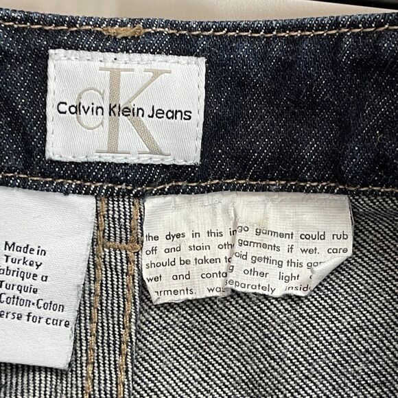 Calvin Klein Jeans Women's Pants Size 4 Slim Bootcut Dark Blue - Picture 6 of 9